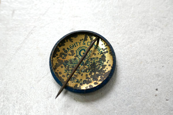 1930s CHEVROLET シボレー・アメ車・ヴィンテージ・缶バッジ・USA・アドバタイジング