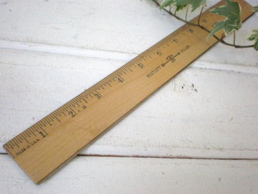 USA WESTCOTT・木製ビンテージ・ルーラー