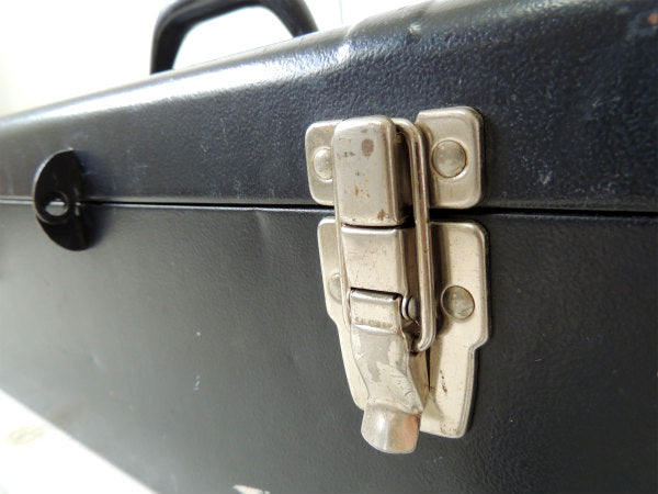 【ブラック×レッド・2段式】ヴィンテージ・ツールボックス・工具箱・ガレージ・工業系