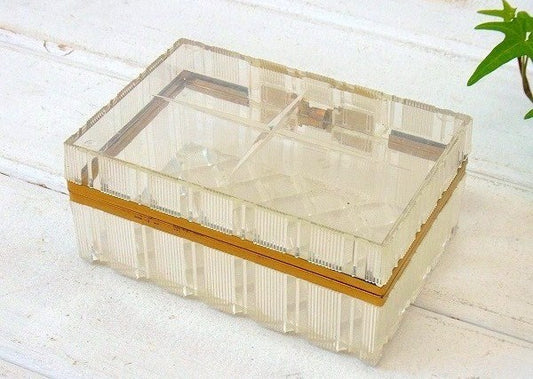 ヴィンテージ・ジュエリーボックス/宝石箱/アクセサリーケース USA