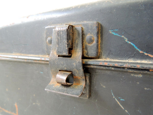 【WTG】メジャー付き・2段式・ヴィンテージ・タックルボックス・ツールボックス/工具箱US