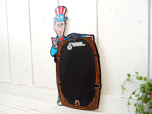 PAT PAULSEN 大統領 ヴィンテージ・黒板・マグネット付き・アドバタイジング・看板