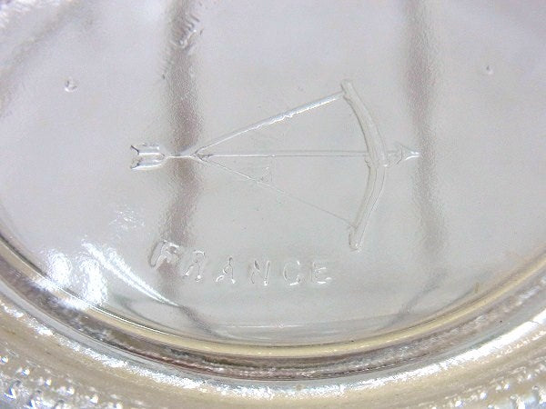 【TRIOMPHE】フランス・小麦粉のヴィンテージ・ガラスジャー/保存瓶/Flour