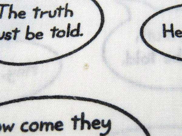 【シンプソンズ】ホーマー&ラルフウィガム・吹き出しコミック柄・USEDピロケース/枕カバー