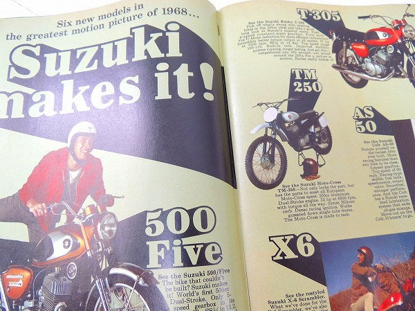 【CYCLE WORLD/1968/BMW】ビンテージ・オートバイ雑誌・USA・ハーレーダビッドソン