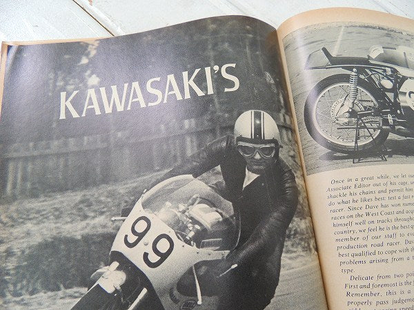 【cycle guide/1968/ロードレーサー】ビンテージ・オートバイ雑誌・USA