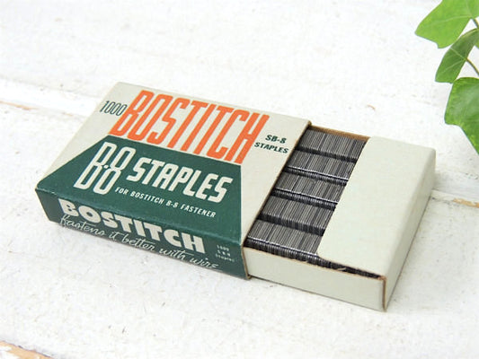 BOSTITCH デッドストック ヴィンテージ ホッチキス芯 紙箱/パッケージ USA
