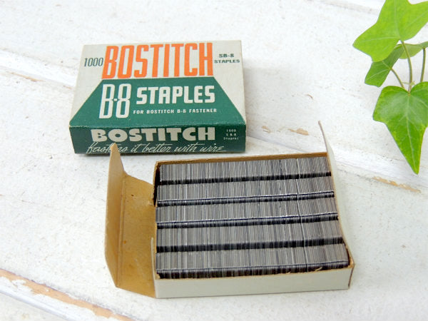 BOSTITCH デッドストック ヴィンテージ ホッチキス芯 紙箱/パッケージ USA