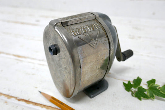 BOSTON ボストン 1つ穴 70s ヴィンテージ 鉛筆削り ペンシルシャープナー 文房具 USA