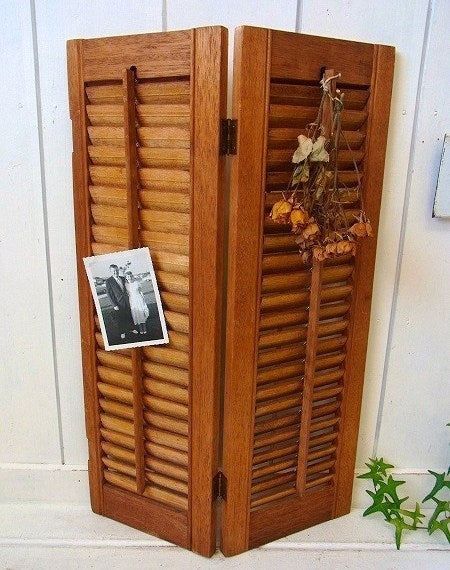 木製・アンティーク・ルーバー/ヴォレー/シャッター/建具 USA