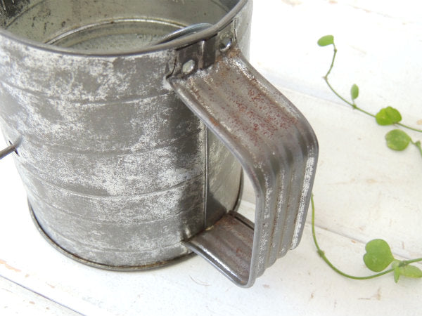 【BROMWELL】3CUPサイズ・ヴィンテージ・メジャーリングシフター・粉ふるい・フラワーシフター