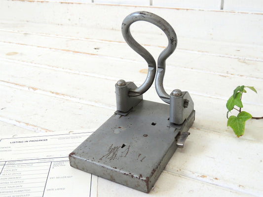 Wilson Jones 工業系・文房具・2つ穴・ヴィンテージ・ペーパーパンチ・穴あけ パンチ US