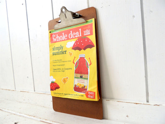 【STEMPCO】ロングタイプ・ヴィンテージ・クリップボード・バインダー・USA・文房具