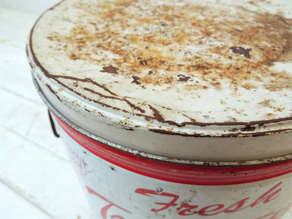 【Tasty Taters】ポテトチップス・ビンテージ・ティン缶/チップス缶/菓子缶 USA