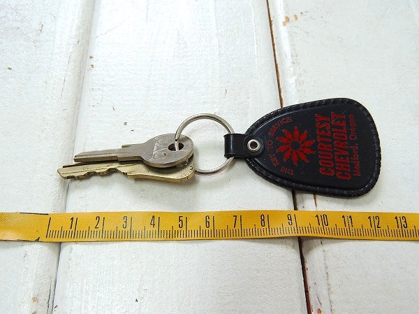 【CHEVROLET /シボレー/自動車】キーホルダー・鍵2本付きUSA・ビンテージ
