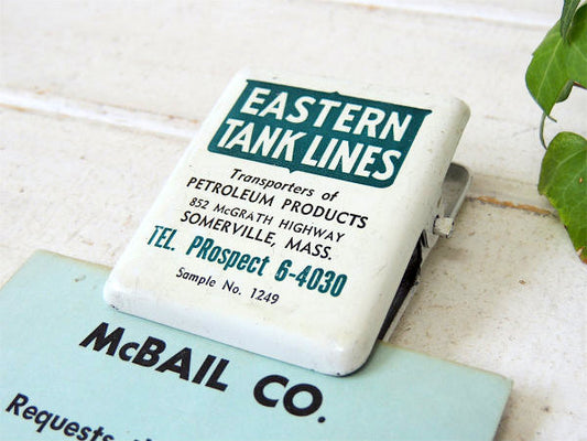 【EASTERN TANK LINES】トレーラー・アドバタイジング・ビンテージ・ペーパークリップ