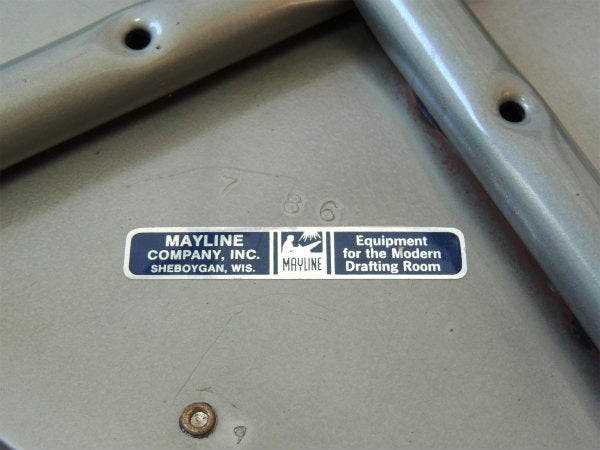 【MAYLINE】工業系のヴィンテージ・ラウンドスツール/チェア/ガレージスツール USA