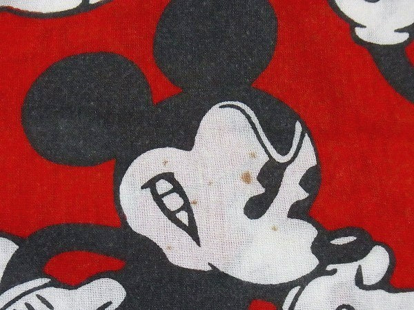 【ミッキーマウス】ディズニー・キャラクター生地/ユーズドシーツ(ボックスタイプ) USA