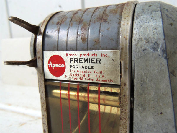 【APSCO・PREMIER・LA】アンティーク・ペンシルシャープナー・鉛筆削り・USA