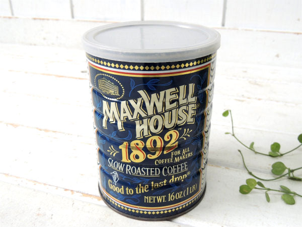 【MaxwellHouse・アメリカ】1892~コーヒー缶・COFFEE・ティン缶・蓋つき