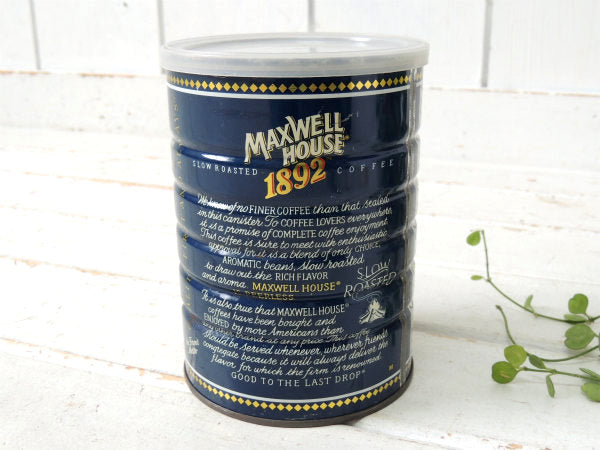 【MaxwellHouse・アメリカ】1892~コーヒー缶・COFFEE・ティン缶・蓋つき