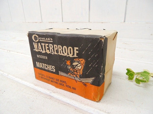 【COGHLAN'S/WATERPROOF/MATCHES】ヴィンテージ・マッチ箱/紙箱