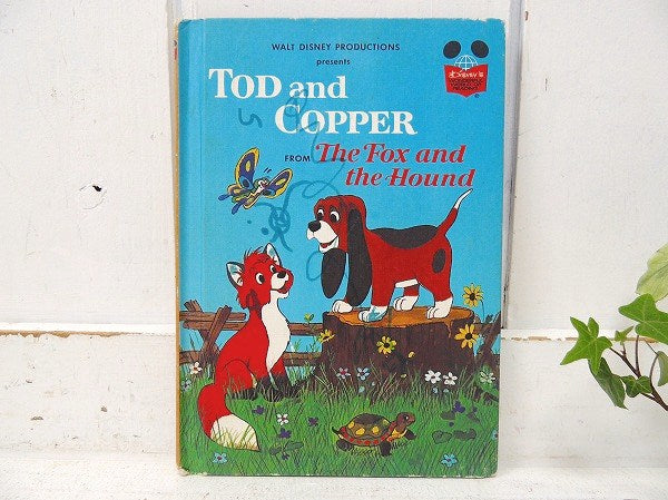 【TOD and COPPER】ディズニー・きつねと猟犬・80'sヴィンテージ・絵本 USA