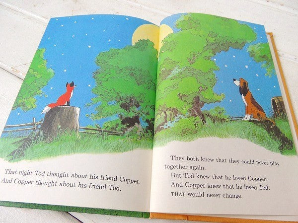 【TOD and COPPER】ディズニー・きつねと猟犬・80'sヴィンテージ・絵本 USA