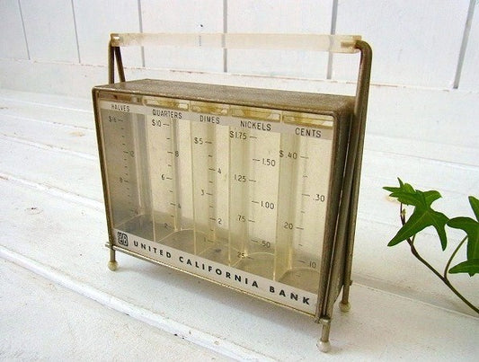 【UNITED CALIFORNIA BANK】銀行・ヴィンテージ・コインバンク/貯金箱 USA