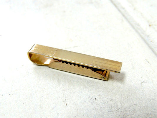 【SWANK社製・シンプルデザイン・ゴールド色】アンティーク&ヴィンテージ・タイピン