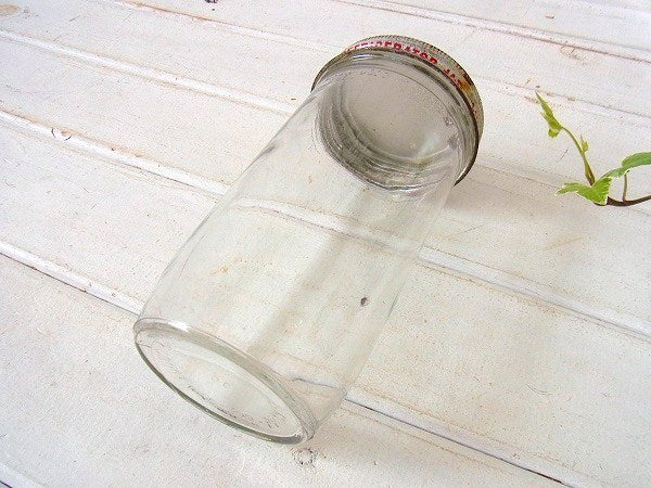 【DURKEE'S】ヴィンテージ・ガラス容器/ガラス瓶/ガラスジャー USA