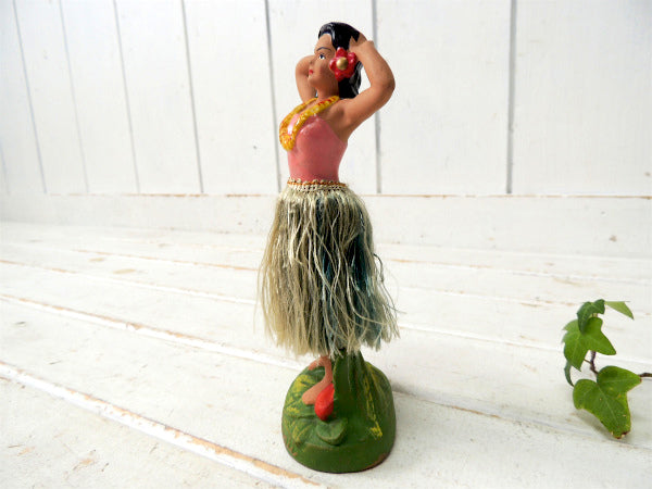 【aloha Hawaii】セラミック・50'sヴィンテージ・フラガール・ドール・人形・JAPAN