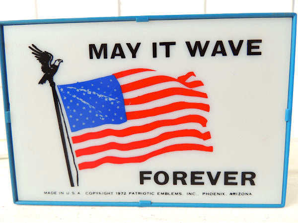 MAY IT WAVE FOREVER ヴィンテージ・卓上ランプ・ライトアップサイン・看板 USA