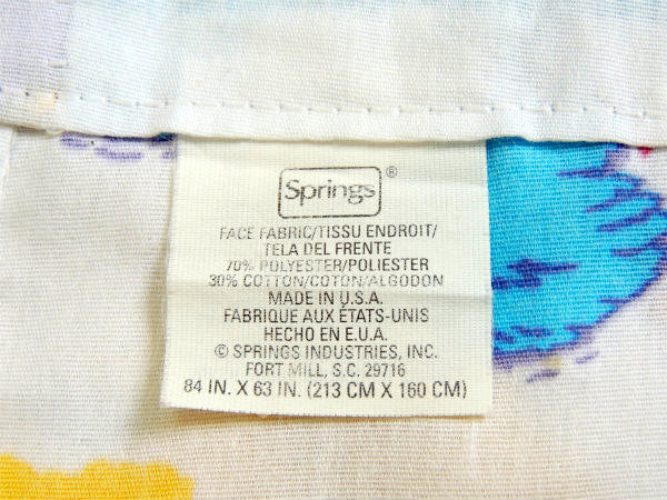 【セサミストリートの仲間たち】ビッグバード&エルモ・ダンス柄・カーテン/生地/ファブリック USA