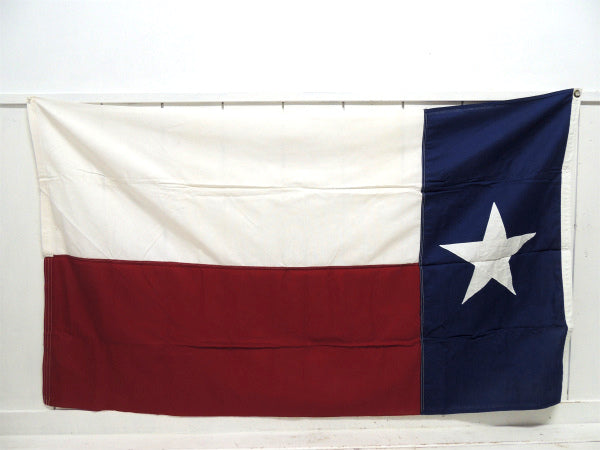 【★テキサス州旗】コットン100%・アメリカ・USA・フラッグ・ビンテージ・デッドストック・旗