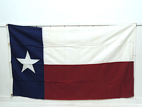 【★テキサス州旗】コットン100%・アメリカ・USA・フラッグ・ビンテージ・デッドストック・旗