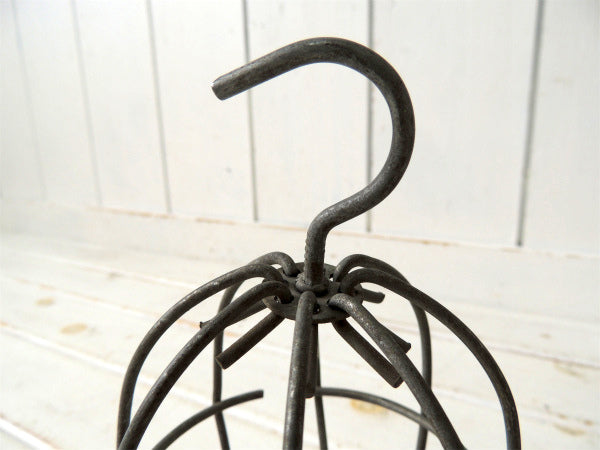 ガレージ インダストリアル ハンドランプ カバー 工業系 フック アイアン製 作業灯 ヴィンテージ・電球カバー ライトカバー