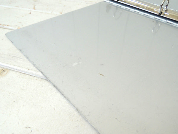 【LEVER LOCK】アルミ製・ヴィンテージ・リングファイル/ファイル USA