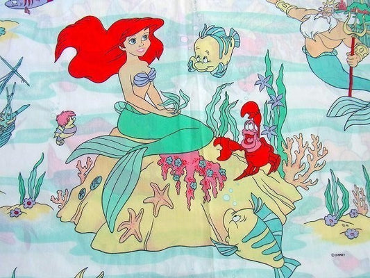 【リトルマーメイド】アリエル・ユーズドシーツ(フラット) USA