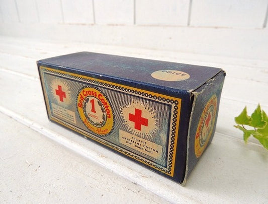 【ジョンソン&ジョンソン/Red Cross Cotton/箱】メディスンパッケージ/USA