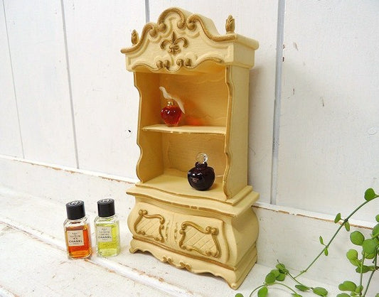 キャビネット形・小さなヴィンテージ・ジュエリーシェルフ/宝石箱 USA