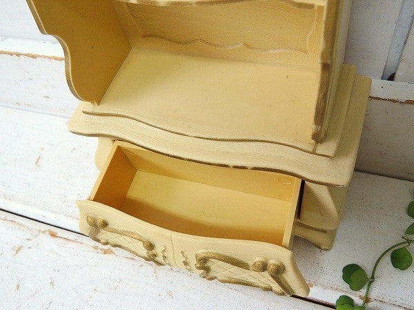 キャビネット形・小さなヴィンテージ・ジュエリーシェルフ/宝石箱 USA