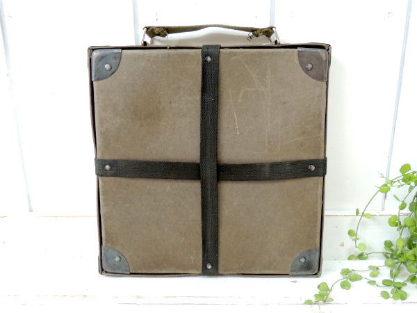 USA・持ち手ハンドル付き・映写機用・ヴィンテージ・フィルムケース・リールケース