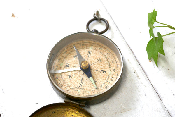 GERMANY ドイツ製 ドイツ製 アンティーク コンパス キーホルダー アウトドア 登山 キャンプ