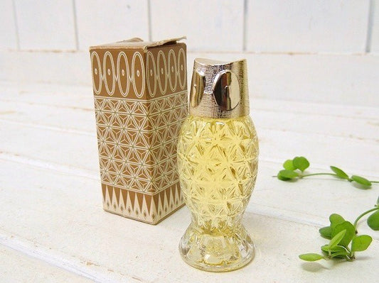 【AVON/1980】エイボン・ふくろう・アンティーク・箱付き・コロンボトル/香水瓶USA