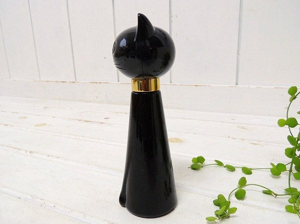 【AVON/黒猫/クロネコ】エイボン・アンティーク・箱付き・コロンボトル/香水瓶USA