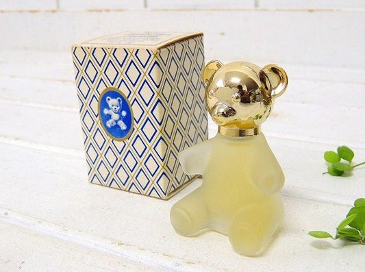 【AVON/熊/テディベア】エイボン・アンティーク・箱付き・コロンボトル/香水瓶USA