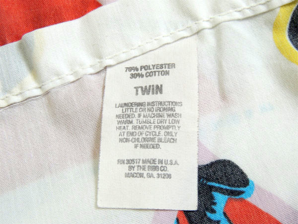 【BATMAN】バットマン・1989年・ヴィンテージ・ユーズドシーツ(フラットタイプ) USA