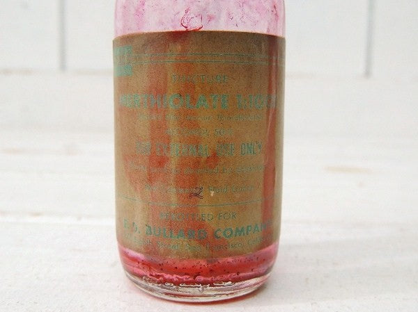 E.D. BULLARD COMPANY ビンテージ・薬瓶 メディスンボトル ガラスボトル USA