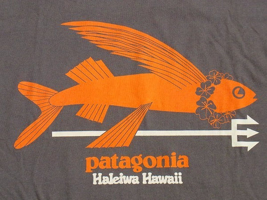 【Patagonia】パタゴニア・ハレイワ店限定・Tシャツ(S)&ステッカー2枚付き/ブラウン